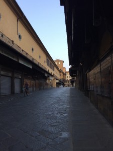 こちらがフィレンツェのポンテベッキオ